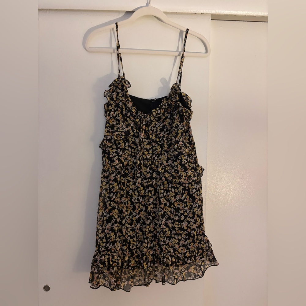 American Eagle Outfitters Black Floral Mini Dress
